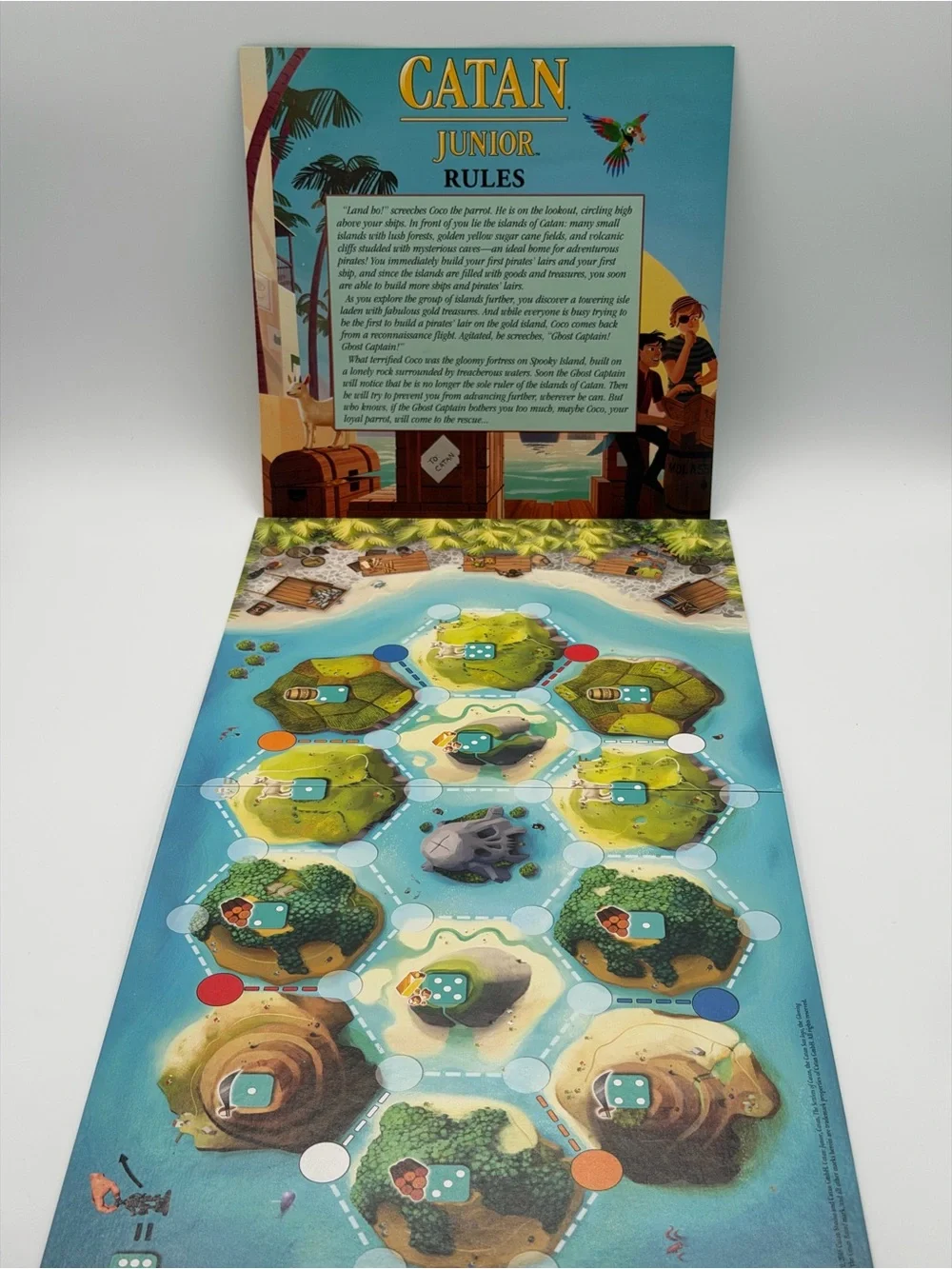 Klaus Teuber's Catan Junior Strategy Family Board Game Catan Adventure-Complete